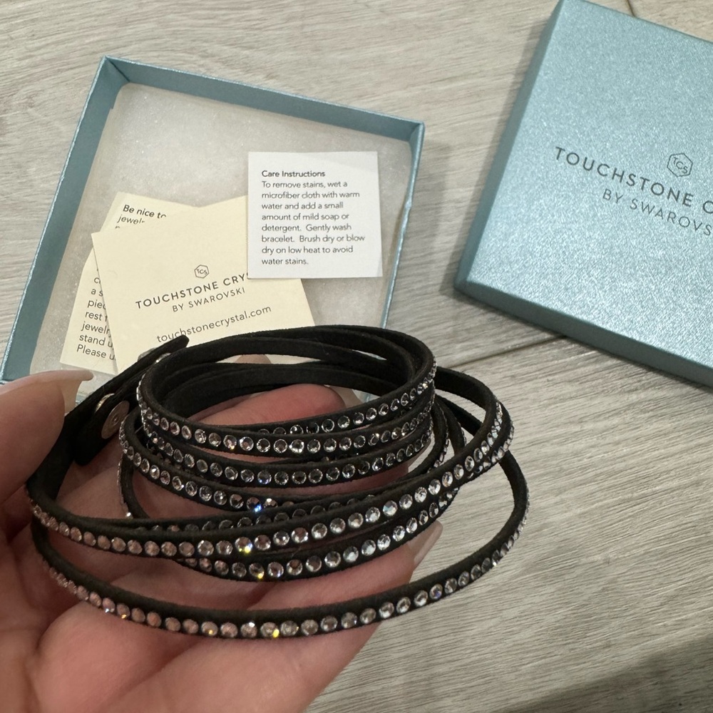 Swarovski Touchstone Crystal Wrap-Star Mocha